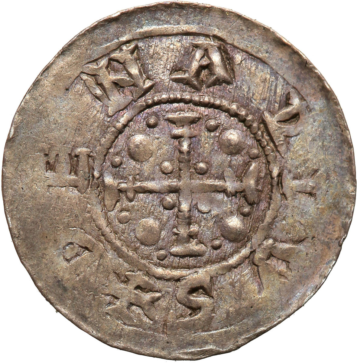 Bolesław III Krzywousty. Denar (1102-1138) - ŁADNY